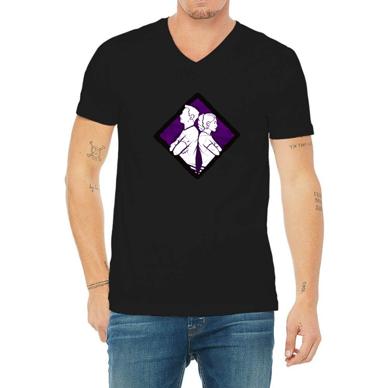 Better Together Hq Diamond Perk Inspired Splash Art V-Neck Tee by FeytenJoreto | Artistshot