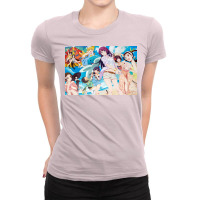 Monogatari Series   Group Summer Ladies Fitted T-shirt | Artistshot