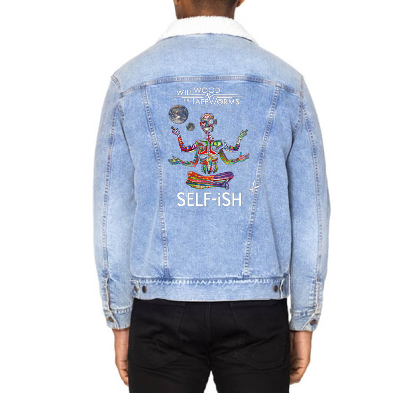 Selfish Self Ish Will Wood Unisex Sherpa-Lined Denim Jacket by vekocalceve | Artistshot