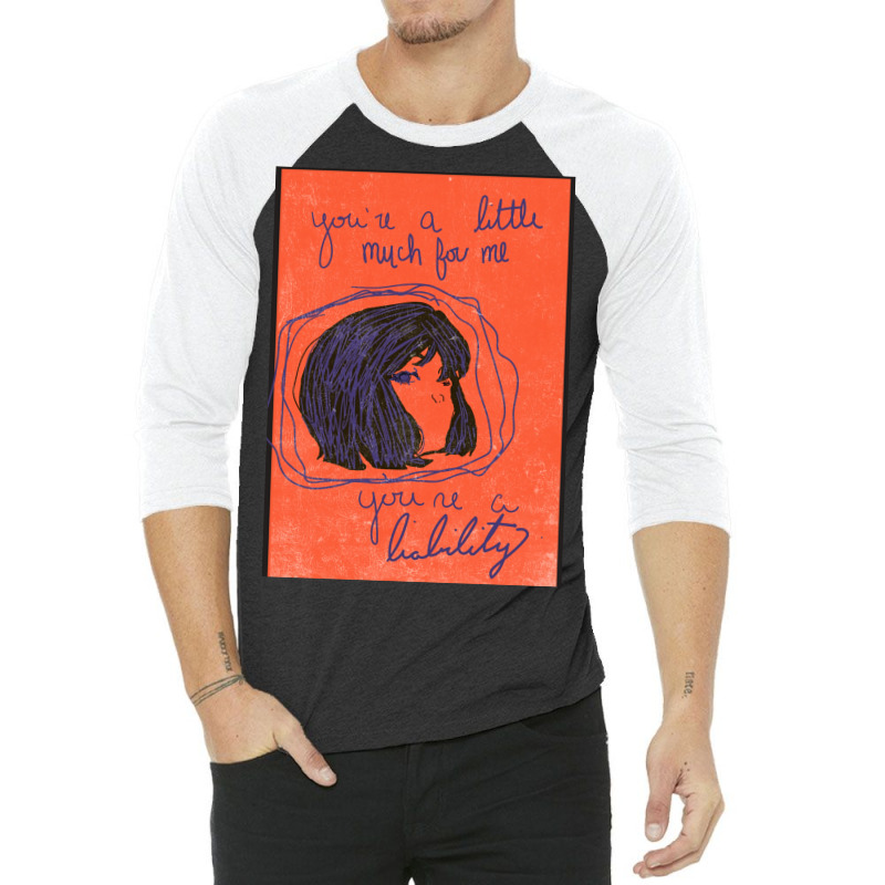 Liability Lorde Illustration 3/4 Sleeve Shirt by davariobihit | Artistshot