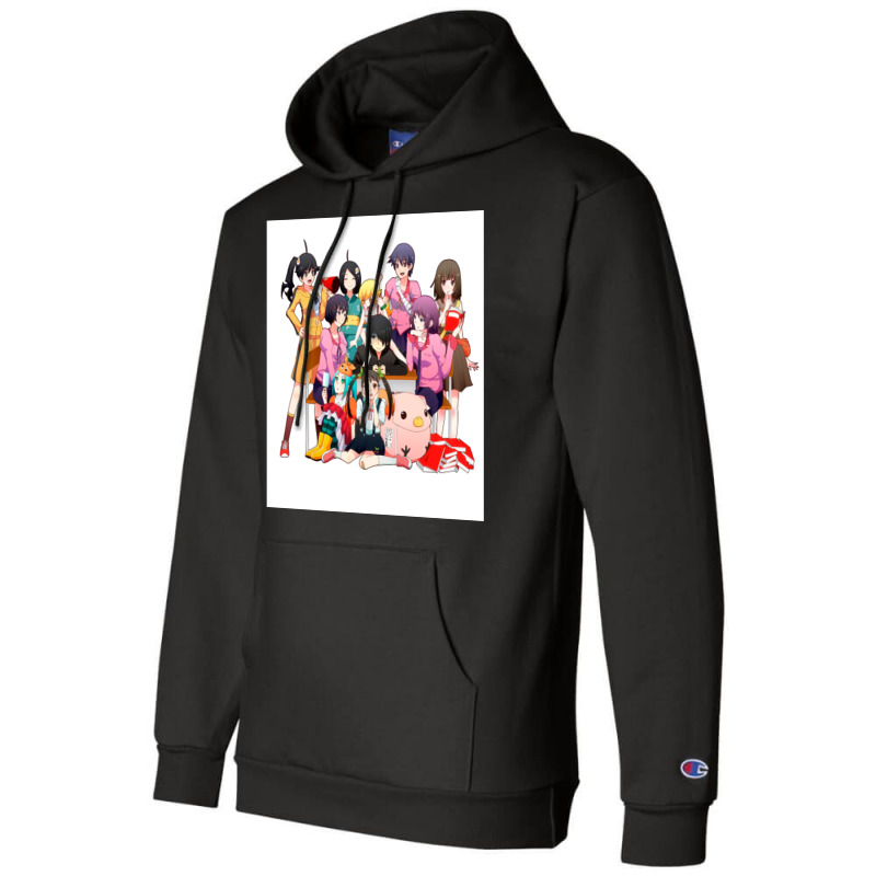 Monogatari Series Champion Hoodie by avilesjorhama | Artistshot