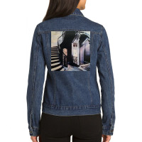 Mazzy Star She Hangs Brightly Album Cover Ladies Denim Jacket | Artistshot