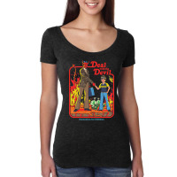 Deal With The Devil Economics For Children Women's Triblend Scoop T-shirt | Artistshot