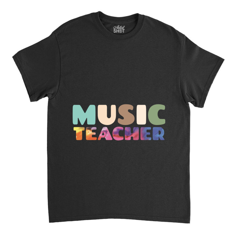 Music Teacher Multicolor Essential Classic T-shirt | Artistshot