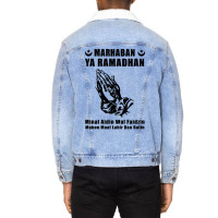 Marhaban Ya Ramadhan Unisex Sherpa-lined Denim Jacket | Artistshot