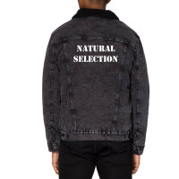 Natural Selection White Unisex Sherpa-lined Denim Jacket | Artistshot