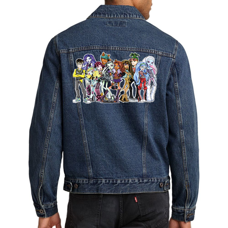 Monster High Core Characters Men Denim Jacket by markkasihanu | Artistshot