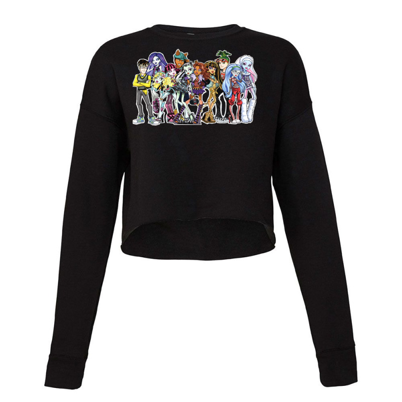 Monster High Core Characters Cropped Sweater by markkasihanu | Artistshot