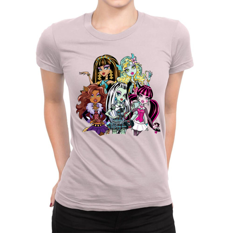 Monster High Core Girls Ladies Fitted T-Shirt by mrirtstruppg | Artistshot