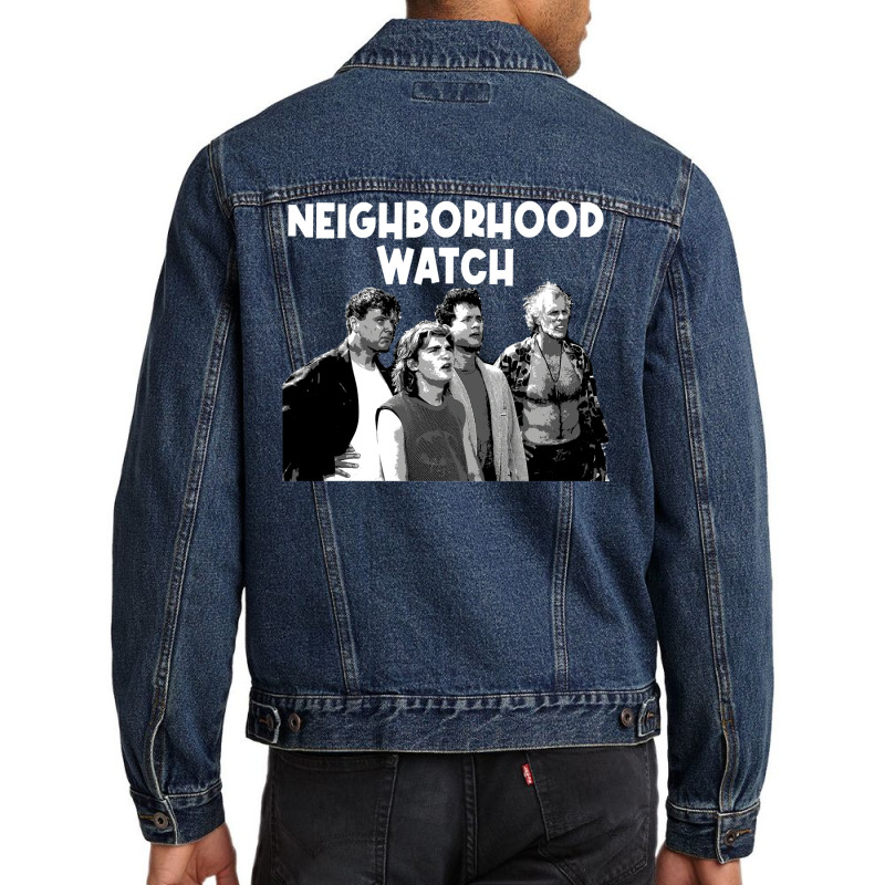 Neighborhood Watch Men Denim Jacket by mrirtstruppg | Artistshot