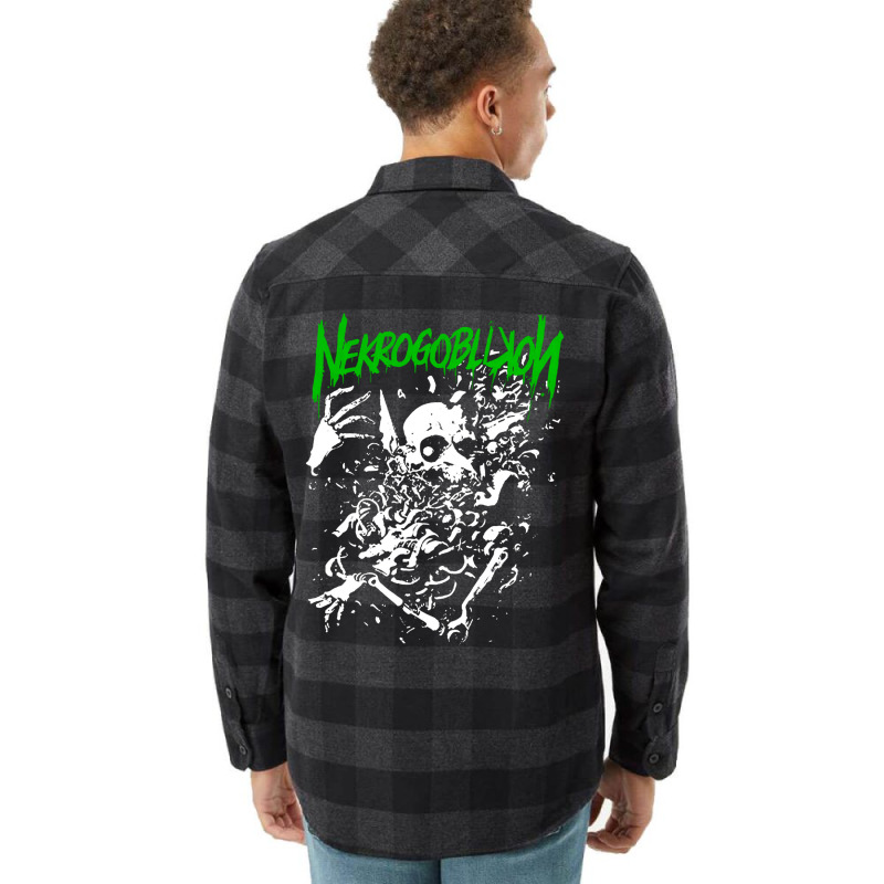 Nekrogoblikon Merch Nekrogoblikon Gift Halloween Day Flannel Shirt by mrirtstruppg | Artistshot