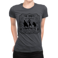 The Spirits Have Received Your Sympathetic Vibrations   Haunted Mansio Ladies Fitted T-shirt | Artistshot