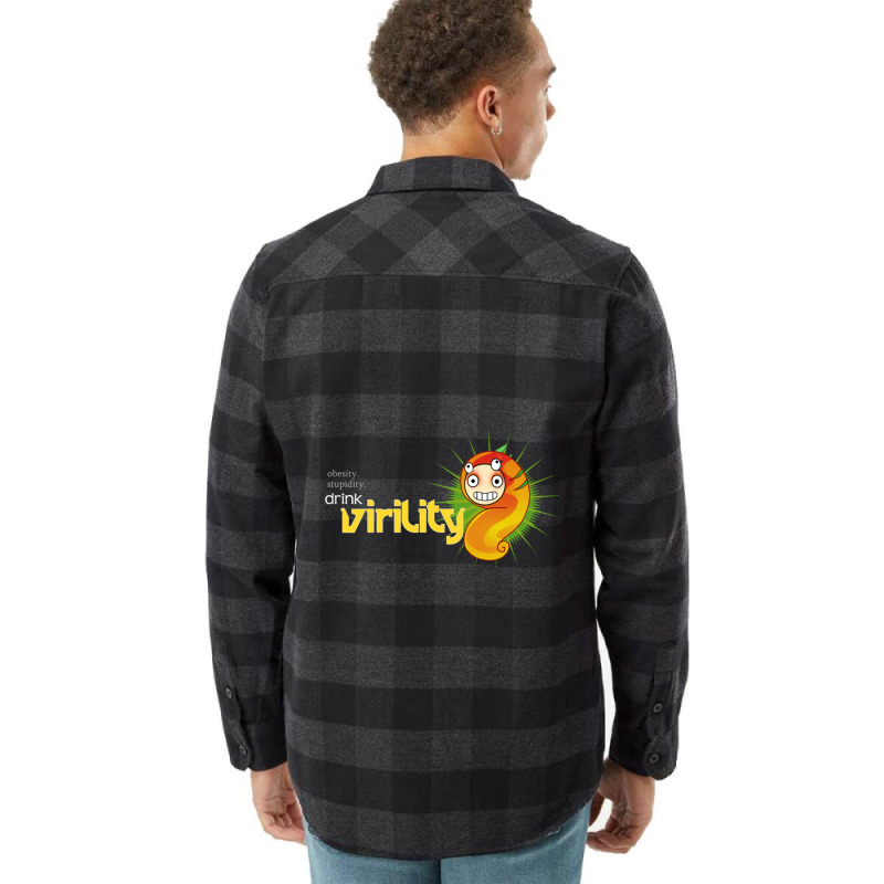 Obesity Stupidity Drink Virility Flannel Shirt by GeorgieUnsicker | Artistshot