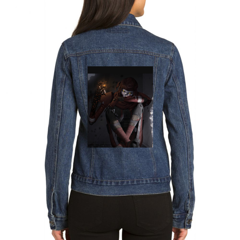 Revenant Red Ver Ladies Denim Jacket by adwoaafredyy | Artistshot