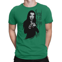 Normal Is An Illusion   Morticia Addams T-shirt | Artistshot