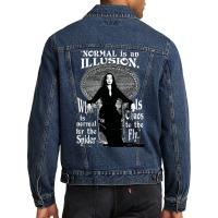 Normal Is An Illusion Men Denim Jacket | Artistshot