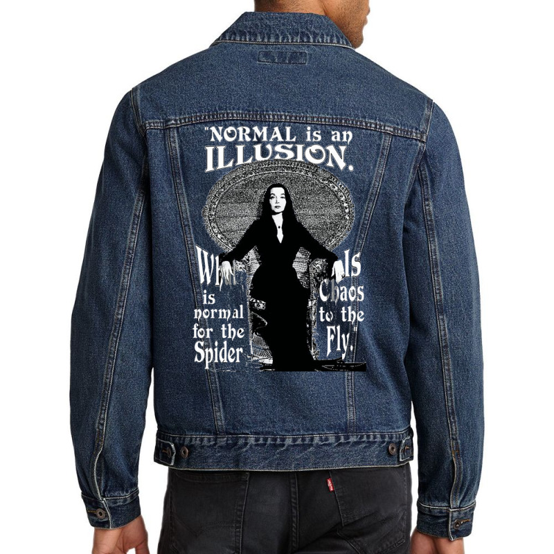 Normal Is An Illusion Men Denim Jacket by mrirtstruppg | Artistshot