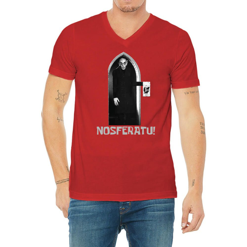 Nosferatu! V-Neck Tee by mrirtstruppg | Artistshot