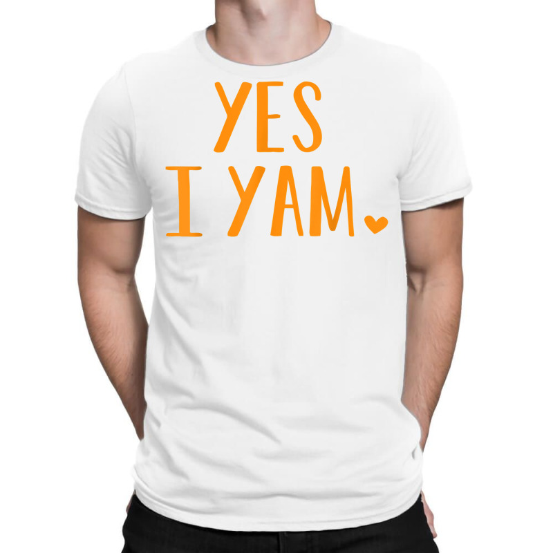 Yes I Yam My Sweet Potato For Matching Couple Thanksgiving T Shirt T-shirt | Artistshot