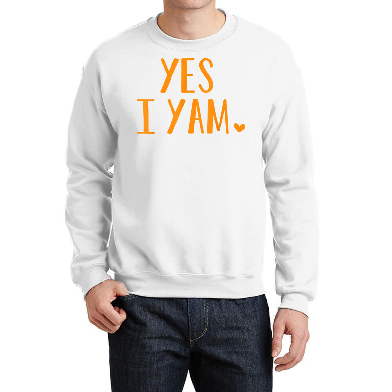 Yes I Yam My Sweet Potato For Matching Couple Thanksgiving T Shirt Crewneck Sweatshirt | Artistshot