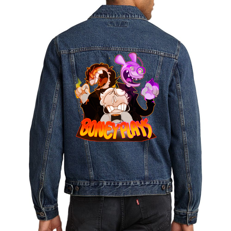 Oneyplays ! Boneyplays ! Halloween!!! Men Denim Jacket by mrirtstruppg | Artistshot