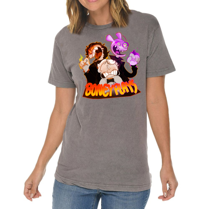 Oneyplays ! Boneyplays ! Halloween!!! Vintage T-Shirt by mrirtstruppg | Artistshot