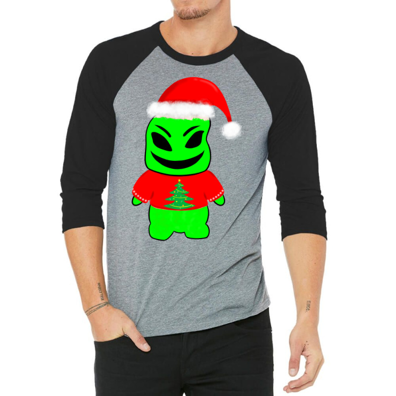 Oogie Boogie Ugly Christmas Sweater 3/4 Sleeve Shirt by mrirtstruppg | Artistshot