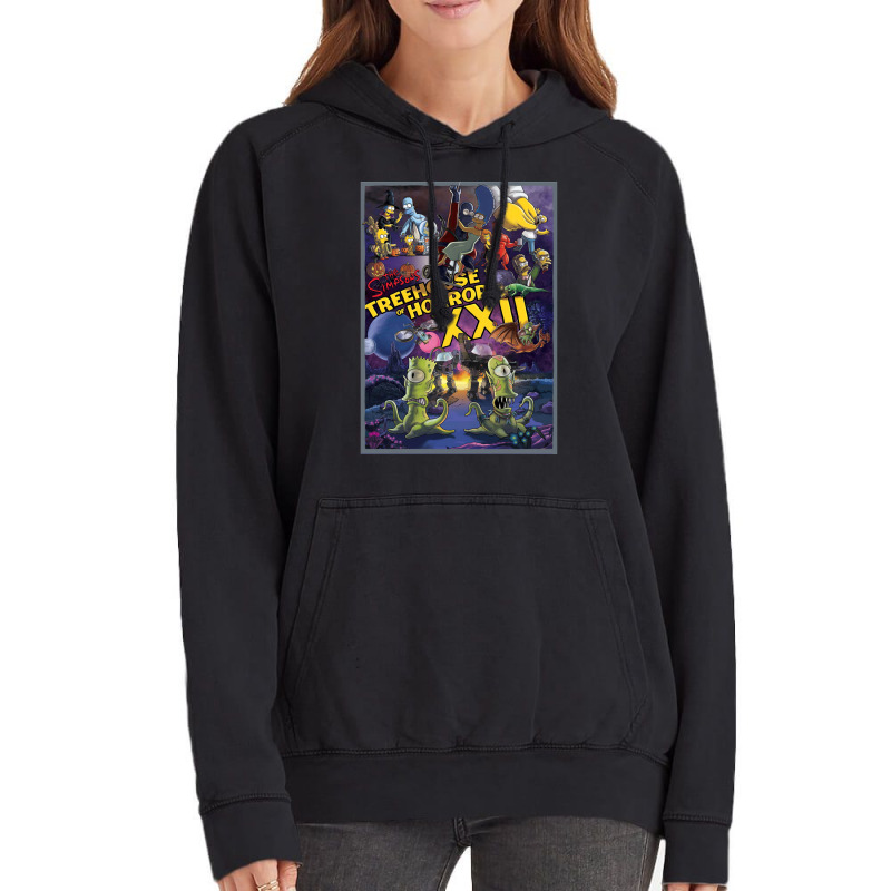 Treehouse Of Horror Xxii Vintage Hoodie by snickshreefd | Artistshot