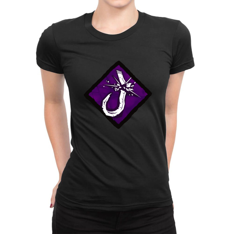 Sabateur Hq Diamond Perk Inspired Splash Art Ladies Fitted T-shirt | Artistshot