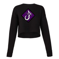 Sabateur Hq Diamond Perk Inspired Splash Art Cropped Sweater | Artistshot