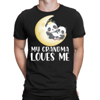 Panda My Grandma Loves Me T-shirt | Artistshot