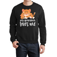 My Grandma Loves Me - Tigers Crewneck Sweatshirt | Artistshot