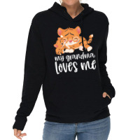 My Grandma Loves Me - Tigers Lightweight Hoodie | Artistshot