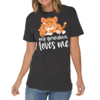 My Grandma Loves Me - Tigers Vintage T-shirt | Artistshot