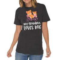 Tigers On Bike My Grandma Loves Me Vintage T-shirt | Artistshot