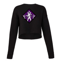 Scourge Hooks The Gift Of Pain Hq Diamond Perk Inspired Splash Art Cropped Sweater | Artistshot