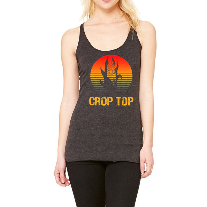 Corn Crop Top Funny Farmer Farming Corn Lover Summer Style Racerback Tank by JamesArtists | Artistshot