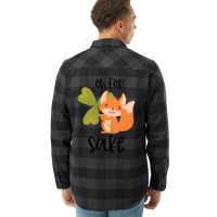 Funny, Oh For Fox Sake Flannel Shirt | Artistshot