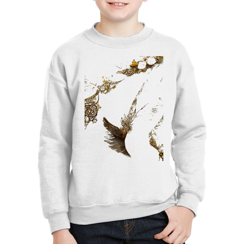 Adorned In Love Youth Sweatshirt by MeganArtist | Artistshot