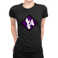 Self Care Hq Diamond Perk Inspired Splash Art Ladies Fitted T-shirt | Artistshot