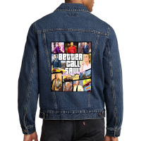 Better Call Saul Albuquerque Gta Art 1 Men Denim Jacket | Artistshot