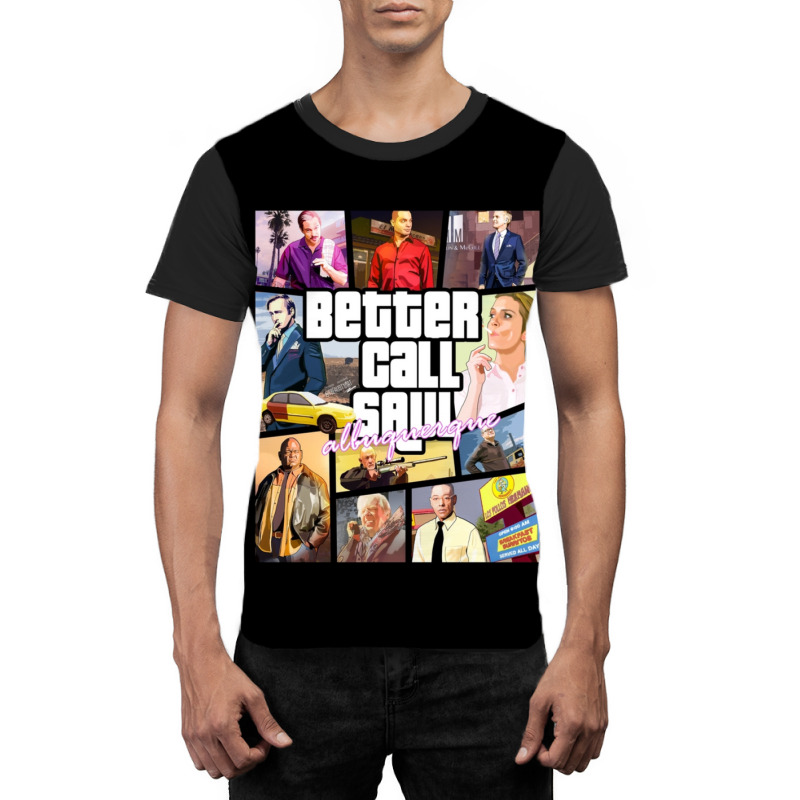 Better Call Saul Albuquerque Gta Art Graphic T-shirt by TresaHollen | Artistshot