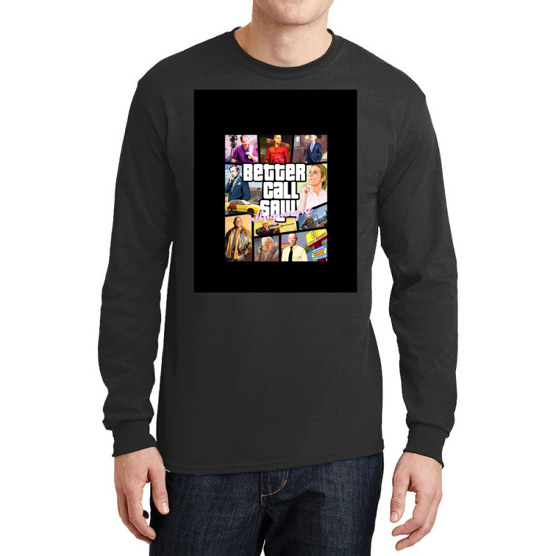 Better Call Saul Albuquerque Gta Art Long Sleeve Shirts by TresaHollen | Artistshot