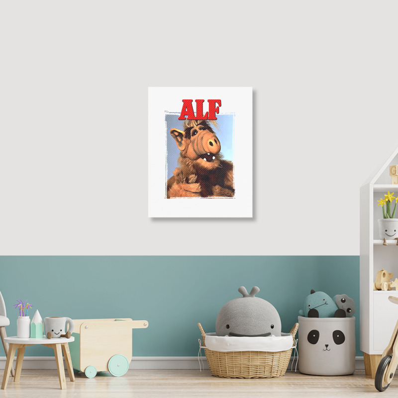 Alf Vintage Classic Portrait Canvas Print | Artistshot