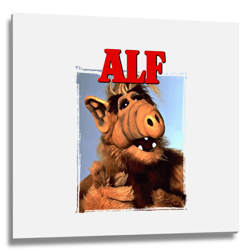 Alf Vintage Classic Metal Print Square | Artistshot