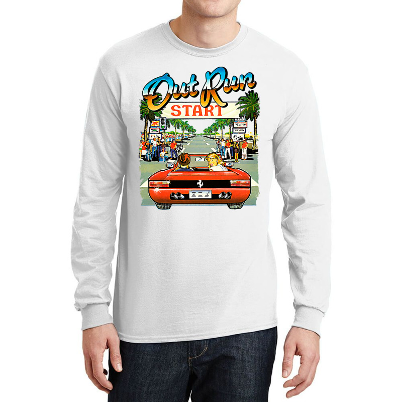 Arcade Out Run Video Game T Shirt Long Sleeve Shirts | Artistshot