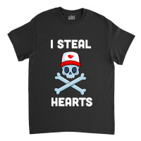 I Steal Hearts Valentines Day Pirate Boys Valentine Boy Classic T-shirt | Artistshot