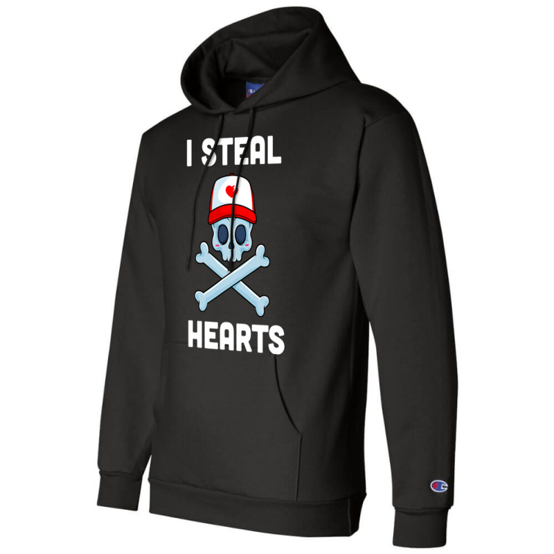 I Steal Hearts Valentines Day Pirate Boys Valentine Boy Champion Hoodie | Artistshot