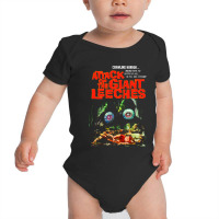 Attack Of The Giant Leeches Poster Baby Bodysuit | Artistshot