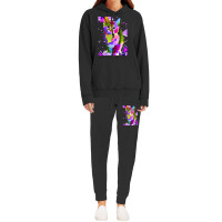 70s 80s Party Cat Psychedelic Colorful Retro Trippy Cat Classic  (1) Hoodie & Jogger Set | Artistshot